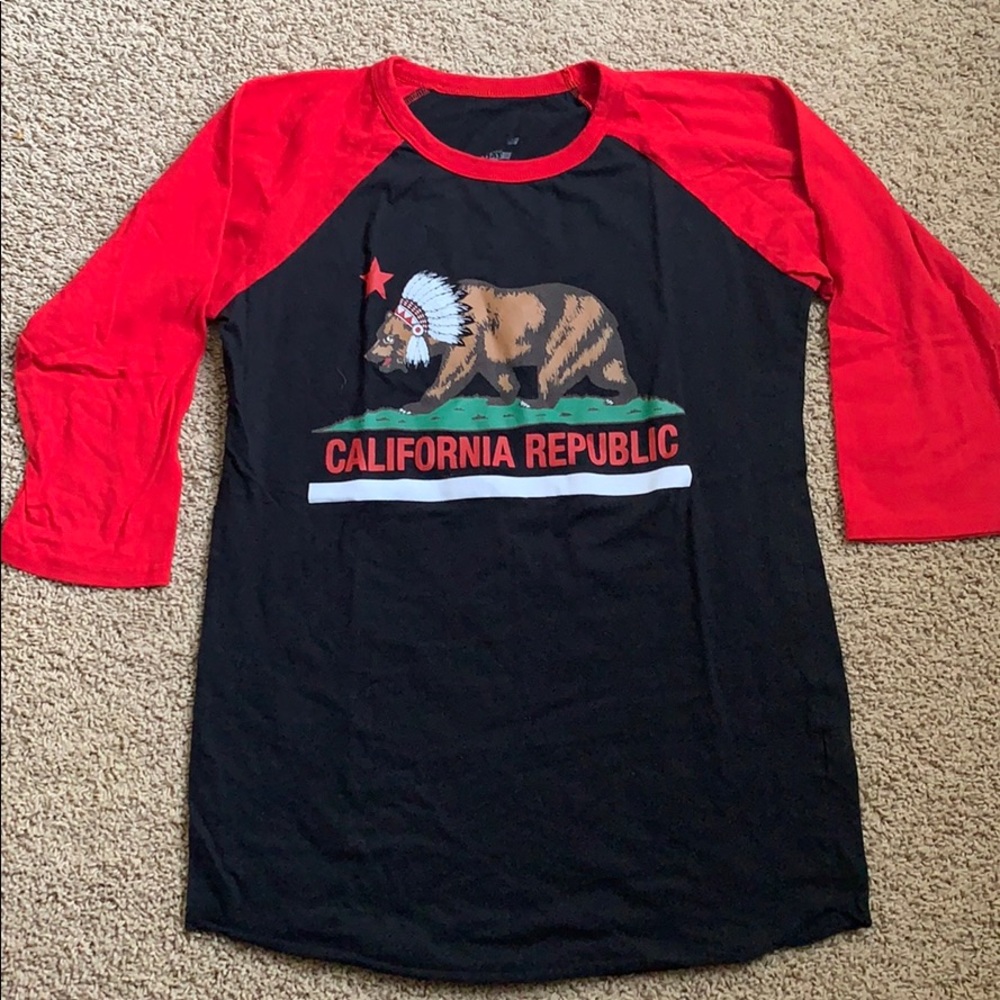 California Republic Baseball Tee